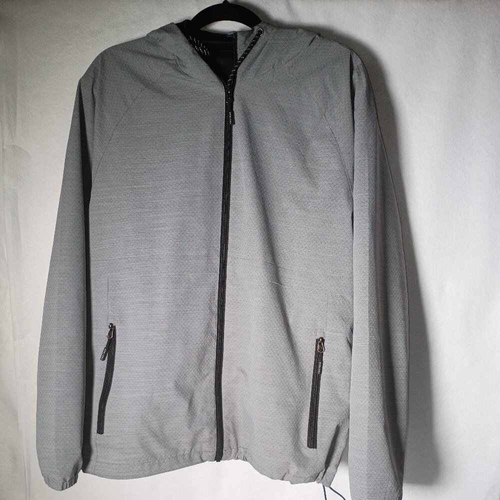 PGA Tour Golf Full Zipper Hoodie Jacket Gray Size L